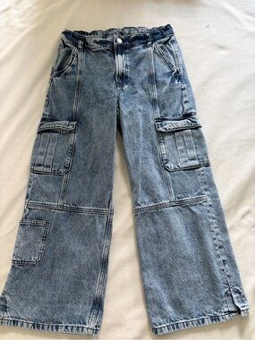 Gap Girls baggy cargo jeans
